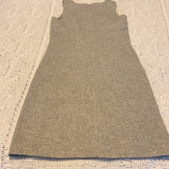 Faconnable gray wool blend sleeveless dress - Picture 4 of 6